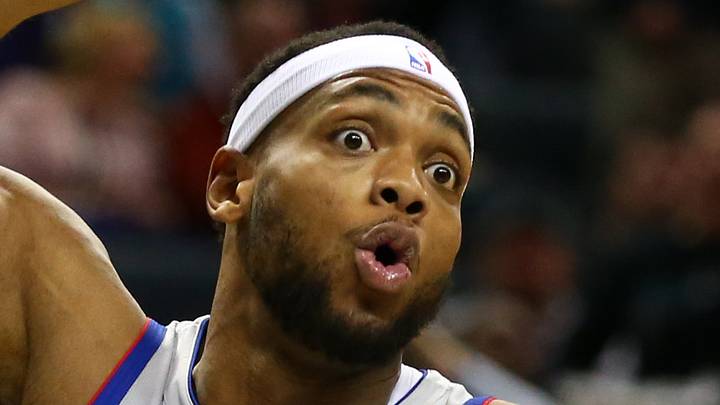 Detroit Pistons guard Bruce Brown (6) reacts to a foul call in the second half against the Charlotte Hornets at Spectrum Center on Nov 15, 2019. Detroit Pistons guard Bruce Brown (6) reacts to a foul call in the second half against the Charlotte Hornets at Spectrum Center on Nov 15, 2019.