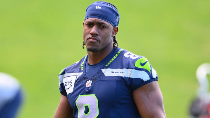 Seattle Seahawks running back Jadarian Price during minicamp at Virginia Mason Athletic Center.