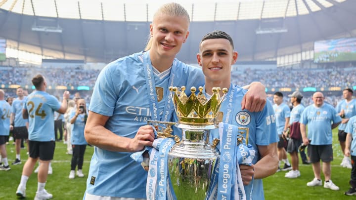 Erling Haaland et Phil Foden - Manchester City