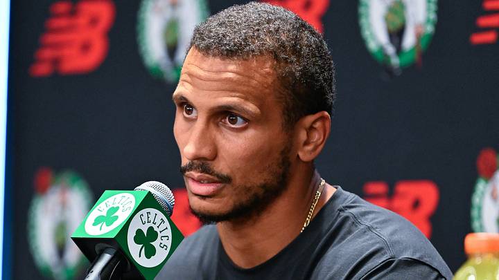 September 15, 2026; Boston, Massachusetts, USA; Boston Celtics head coach Joe Mazzulla speaks during a press conference at The Auerbach Center at Boston Landing. Mandatory Credit: Eric Canha-Imagn Images September 15, 2026; Boston, Massachusetts, USA; Boston Celtics head coach Joe Mazzulla speaks during a press conference at The Auerbach Center at Boston Landing. Mandatory Credit: Eric Canha-Imagn Images