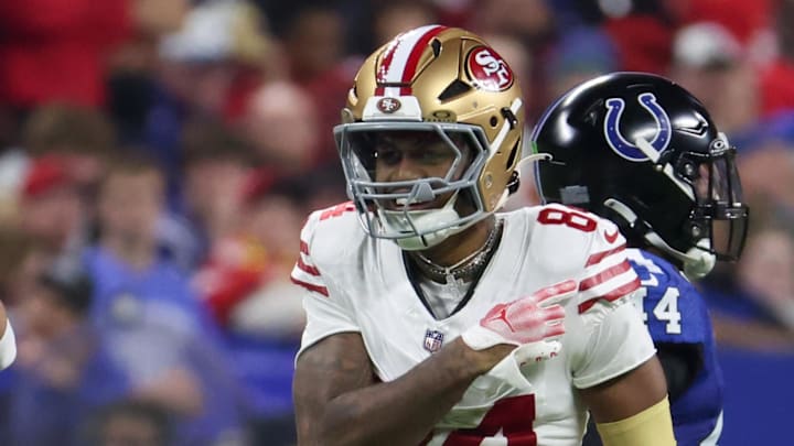 San Francisco 49ers wide receiver Kendrick Bourne (84)