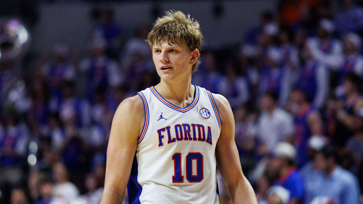 Florida forward Thomas Haugh leads the Gators with 17.4 points per game.