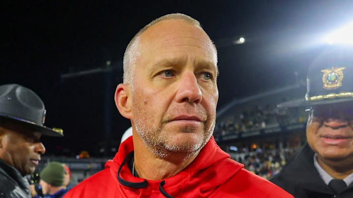 Nov 21, 2024; Atlanta, Georgia, USA; North Carolina State Wolfpack head coach Dave Doeren after a game against the Georgia Tech Yellow Jackets at Bobby Dodd Stadium at Hyundai Field. Mandatory Credit: Brett Davis-Imagn Images Nov 21, 2024; Atlanta, Georgia, USA; North Carolina State Wolfpack head coach Dave Doeren after a game against the Georgia Tech Yellow Jackets at Bobby Dodd Stadium at Hyundai Field. Mandatory Credit: Brett Davis-Imagn Images