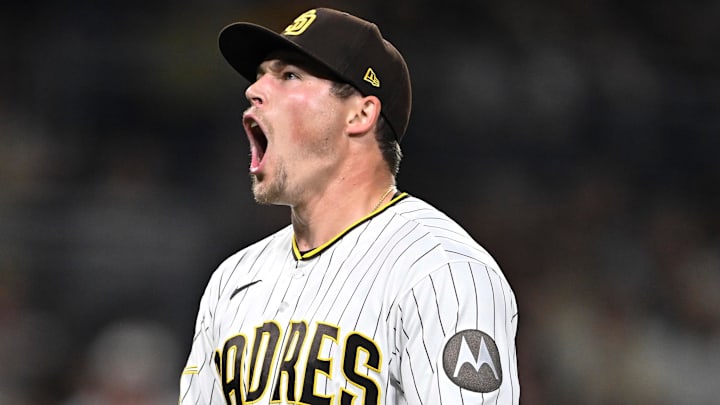 San Diego Padres relief pitcher Mason Miller