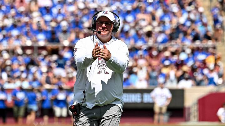 Sep 12, 2026; College Station, Texas, USA; Texas A&M Aggies head coach Mike Elko calls a time out during the first half against Arizona State Sun Devils at Kyle Field. Mandatory Credit: Maria Lysaker-Imagn Images Sep 12, 2026; College Station, Texas, USA; Texas A&M Aggies head coach Mike Elko calls a time out during the first half against Arizona State Sun Devils at Kyle Field. Mandatory Credit: Maria Lysaker-Imagn Images