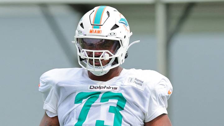 Miami Dolphins tackle Austin Jackson Miami Dolphins tackle Austin Jackson