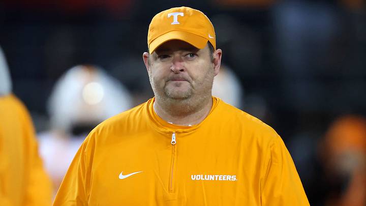 Dec 21, 2024; Columbus, Ohio, USA; Tennessee Volunteers head coach Josh Heupel before the game against the Ohio State Buckeyes at Ohio Stadium. Mandatory Credit: Joseph Maiorana-Imagn Images Dec 21, 2024; Columbus, Ohio, USA; Tennessee Volunteers head coach Josh Heupel before the game against the Ohio State Buckeyes at Ohio Stadium. Mandatory Credit: Joseph Maiorana-Imagn Images