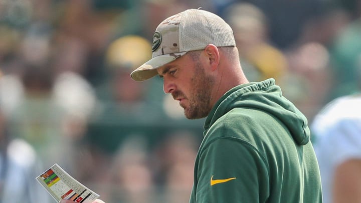 Green Bay Packers quarterbacks coach Sean Mannion