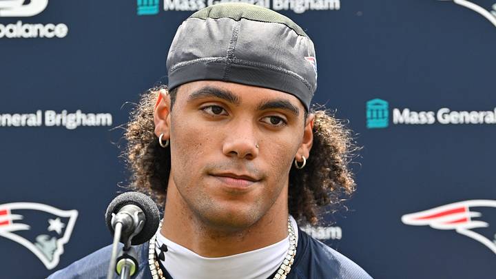 New England Patriots cornerback Christian Gonzalez New England Patriots cornerback Christian Gonzalez