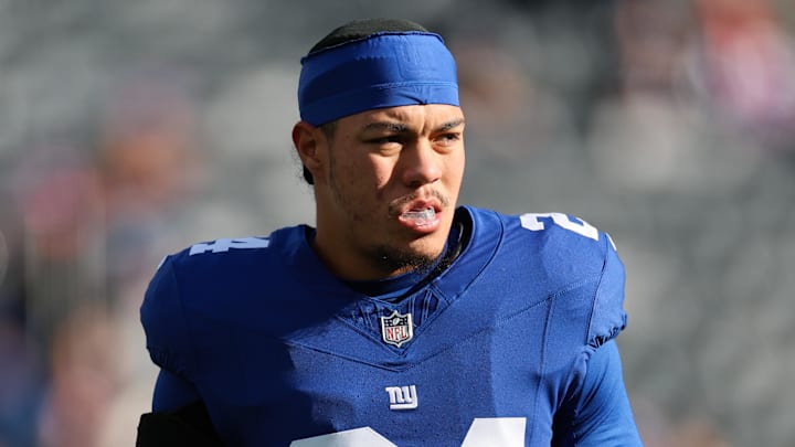 Former New York Giants safety Dane Belton