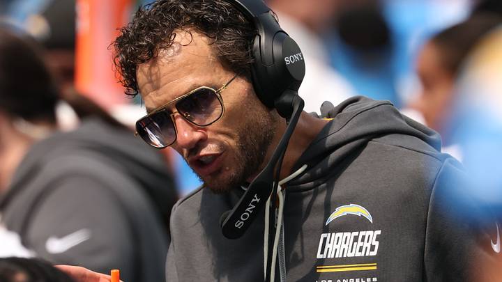 Los Angeles Chargers offensive coordinator Mike McDaniel Los Angeles Chargers offensive coordinator Mike McDaniel