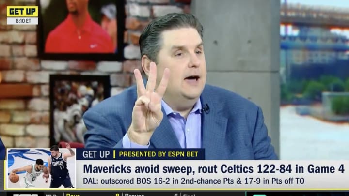 Brian Windhorst explains who Luka Doncic can't be mad at on 'Get Up.'