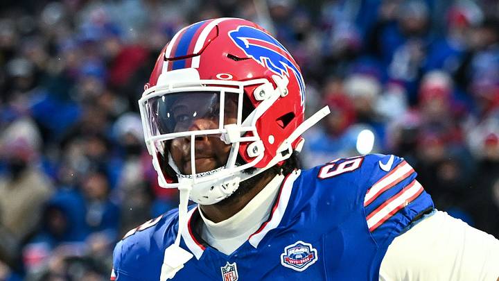 Jan 4, 2026; Orchard Park, New York, USA; Buffalo Bills center Sedrick van Pran-Granger (62) enters the field before a game against the New York Jets at Highmark Stadium. Mandatory Credit: Mark Konezny-Imagn Images Jan 4, 2026; Orchard Park, New York, USA; Buffalo Bills center Sedrick van Pran-Granger (62) enters the field before a game against the New York Jets at Highmark Stadium. Mandatory Credit: Mark Konezny-Imagn Images