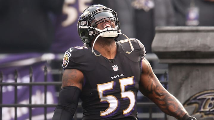 Baltimore Ravens outside linebacker Terrell Suggs