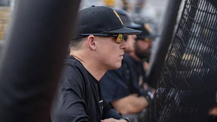 Southern Miss baseball assistant coach Ladd Rhodes looks on from the Golden Eagles' dugout. Southern Miss baseball assistant coach Ladd Rhodes looks on from the Golden Eagles' dugout.