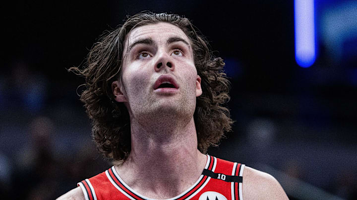 Mar 2, 2025; Indianapolis, Indiana, USA; Chicago Bulls guard Josh Giddey (3) in the second half against the Indiana Pacers at Gainbridge Fieldhouse. Mar 2, 2025; Indianapolis, Indiana, USA; Chicago Bulls guard Josh Giddey (3) in the second half against the Indiana Pacers at Gainbridge Fieldhouse.