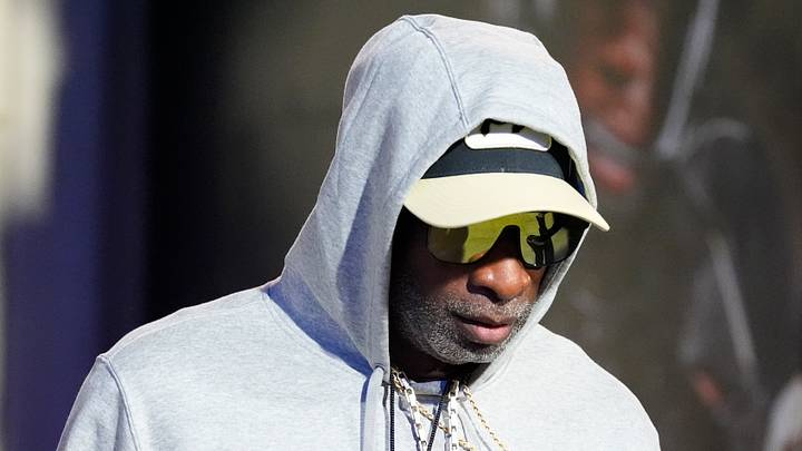 Oct 17, 2026; Boulder, Colorado, USA;  Colorado Buffaloes head coach Deion Sanders against the game against the Utah Utes at Folsom Field.  Mandatory Credit: Ron Chenoy-Imagn Images