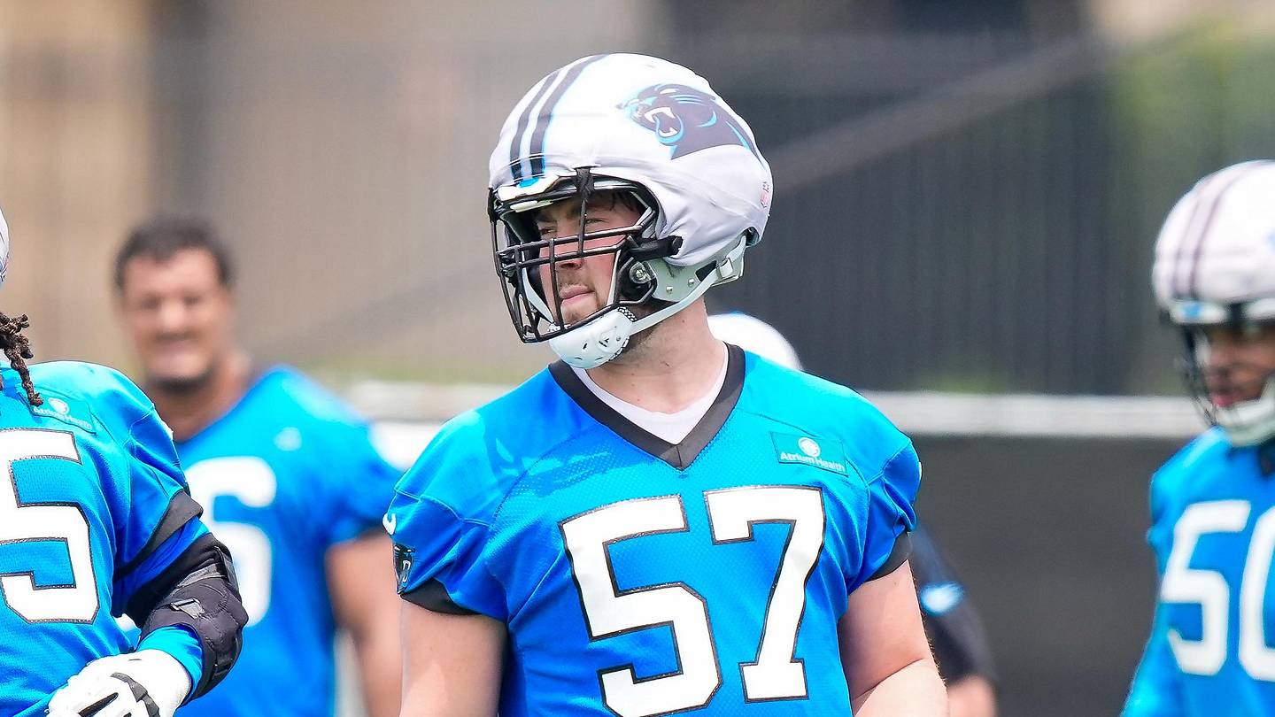 Monroe Freeling's Practice Habits Reveal Bad News for Panthers Rookie's Playing Time