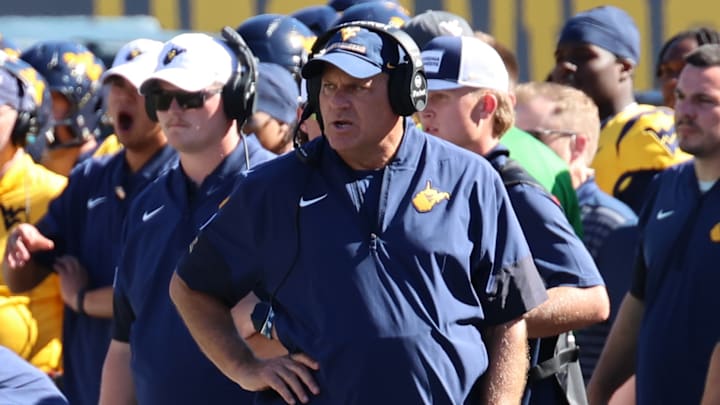 West Virginia University head coach Rich Rodriguez