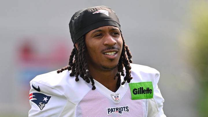 New England Patriots wide receiver Kyle Williams (18). New England Patriots wide receiver Kyle Williams (18).