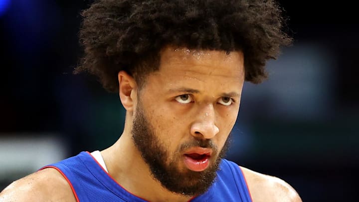 Mar 17, 2026; Washington, District of Columbia, USA; Detroit Pistons guard Cade Cunningham (2) looks on during the first half against the Washington Wizards at Capital One Arena. Mandatory Credit: Daniel Kucin Jr.-Imagn Images