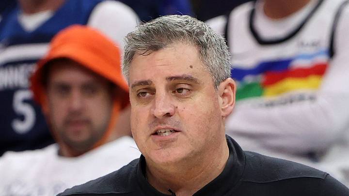 Minnesota Timberwolves assistant coach Micah Nori looks on in the second half. Minnesota Timberwolves assistant coach Micah Nori looks on in the second half.