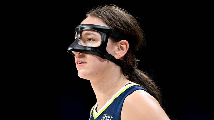 Arlington, Texas, USA; Dallas Wings forward Alanna Smith (8) looks on during the second half against the Seattle Storm at College Park Center on June 1, 2026.