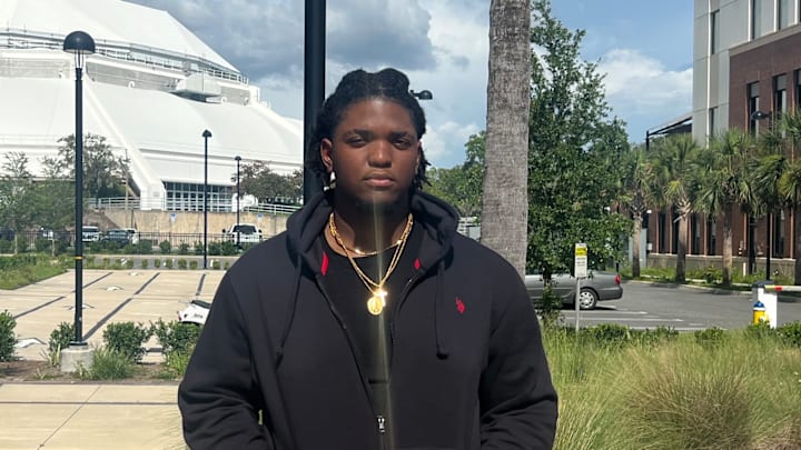 Fort Myers four-star defensive lineman Kendall Guervil is visiting the Florida Gators.