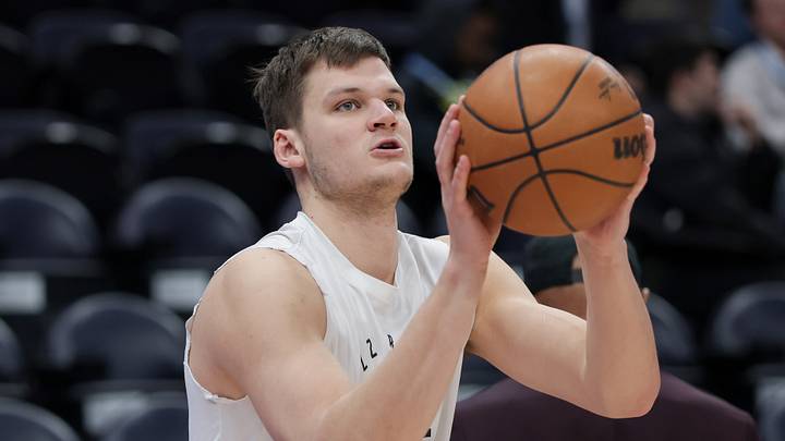 Feb 12, 2025; Salt Lake City, Utah, USA; Utah Jazz center Walker Kessler (24) warms up before a game against the Los Angeles Lakers at Delta Center. Mandatory Credit: Chris Nicoll-Imagn Images Feb 12, 2025; Salt Lake City, Utah, USA; Utah Jazz center Walker Kessler (24) warms up before a game against the Los Angeles Lakers at Delta Center. Mandatory Credit: Chris Nicoll-Imagn Images