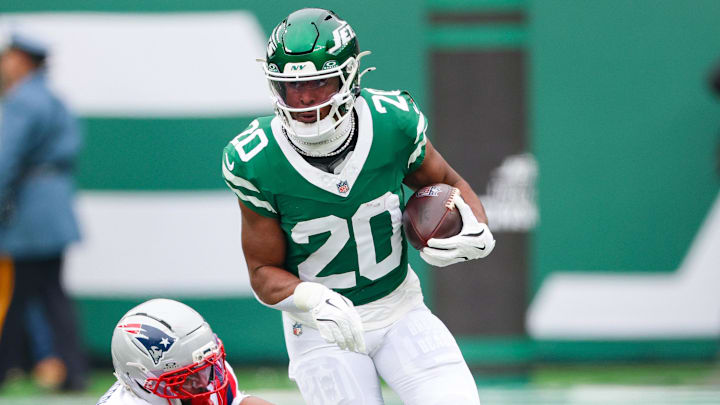 New York Jets running back Breece Hall New York Jets running back Breece Hall