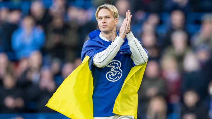 Mykhailo Mudryk was unveiled as a Chelsea player on Sunday