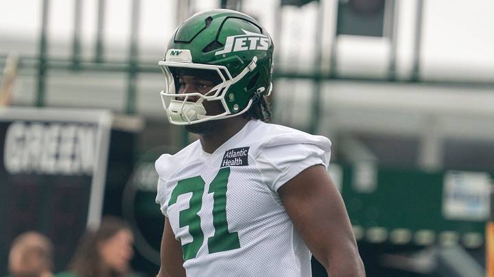 New York Jets edge rusher David Bailey New York Jets edge rusher David Bailey