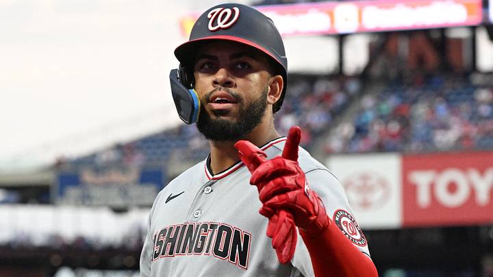 Washington Nationals first baseman Luis Garcia Jr.
