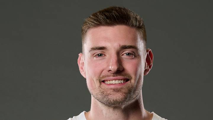 Portland Trail Blazers forward Micah Potter during media day.