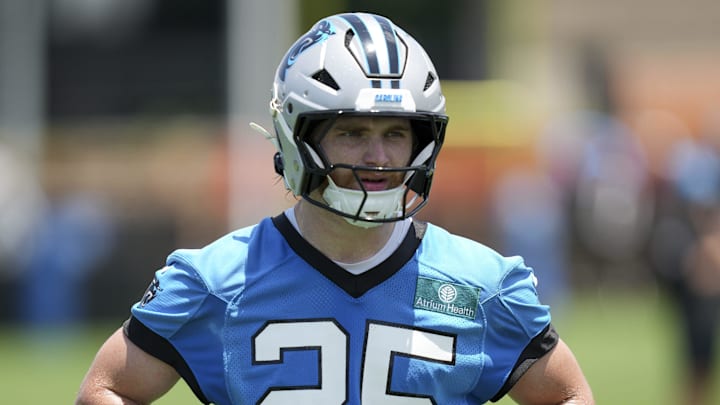 Carolina Panthers safety Isaac Gifford during minicamp at Bank of America Stadium. Carolina Panthers safety Isaac Gifford during minicamp at Bank of America Stadium.
