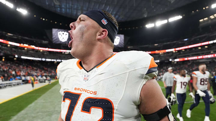 Denver Broncos offensive tackle Garett Bolles 