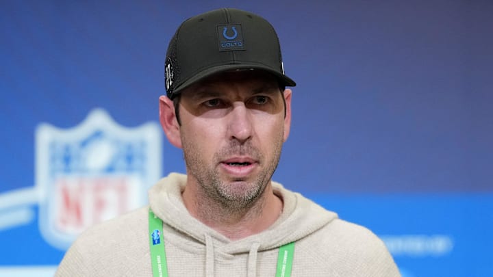 Indianapolis Colts coach Shane Steichen speaks