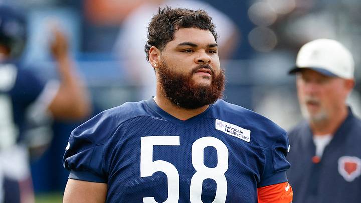 Chicago Bears offensive tackle Darnell Wright