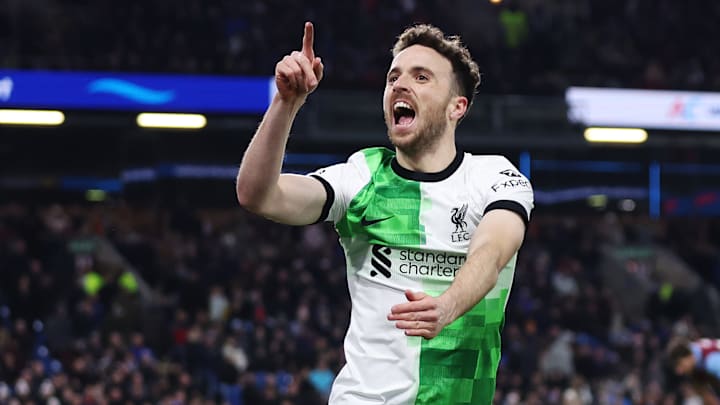 Jota returned from injury with a goal for Liverpool at Burnley