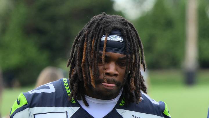 Seattle Seahawks running back Emanuel Wilson (27) 