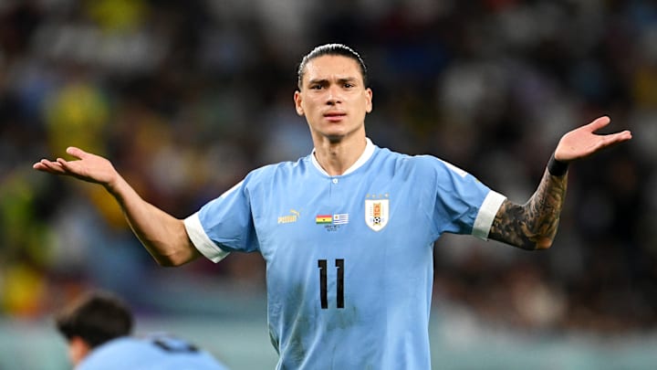 Uruguai, de Darwin Núñez, vive péssimo momento