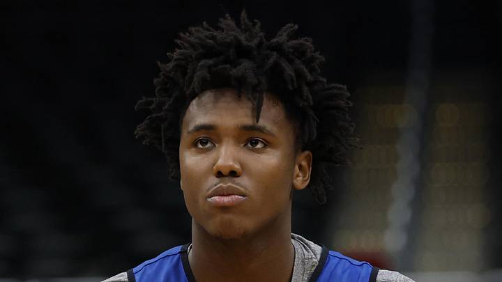 Mar 26, 2026; Washington, DC, USA; Duke Blue Devils center Patrick Ngongba (21) prepares to shootvduring a practice session ahead of the east regional of the men's 2026 NCAA Tournament at Capital One Arena. Mandatory Credit: Geoff Burke-Imagn Images Mar 26, 2026; Washington, DC, USA; Duke Blue Devils center Patrick Ngongba (21) prepares to shootvduring a practice session ahead of the east regional of the men's 2026 NCAA Tournament at Capital One Arena. Mandatory Credit: Geoff Burke-Imagn Images