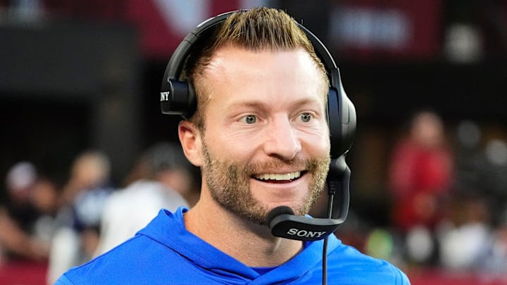 Los Angeles Rams head coach Sean McVay. Los Angeles Rams head coach Sean McVay.