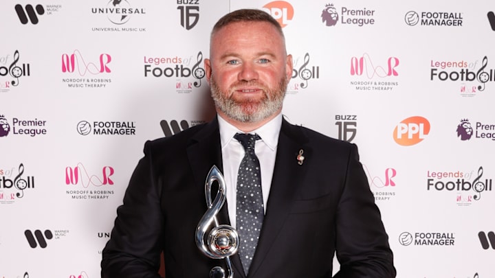 Man Utd legend Rooney won the Legends of Football award