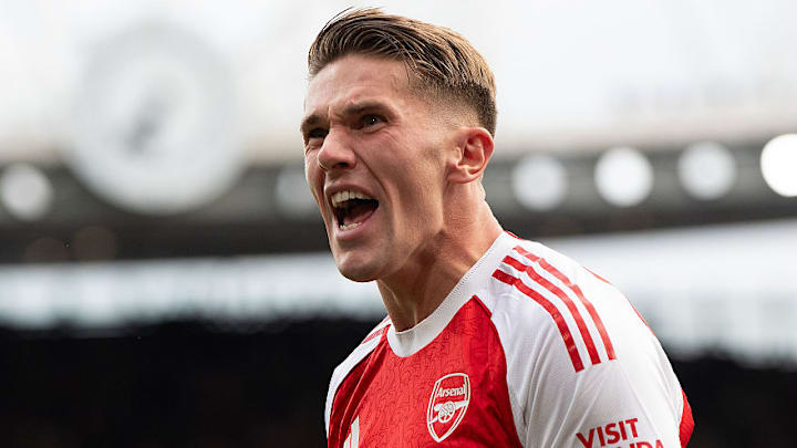 Viktor Gyökeres bagged a brace on his last outing at the Emirates Stadium.