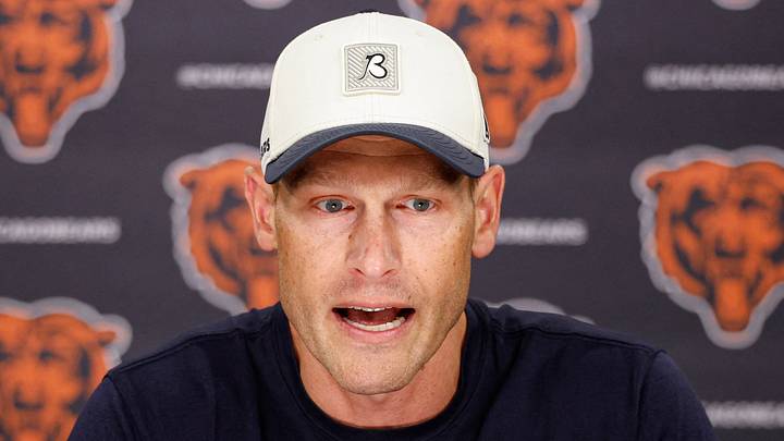 Chicago Bears head coach Ben Johnson