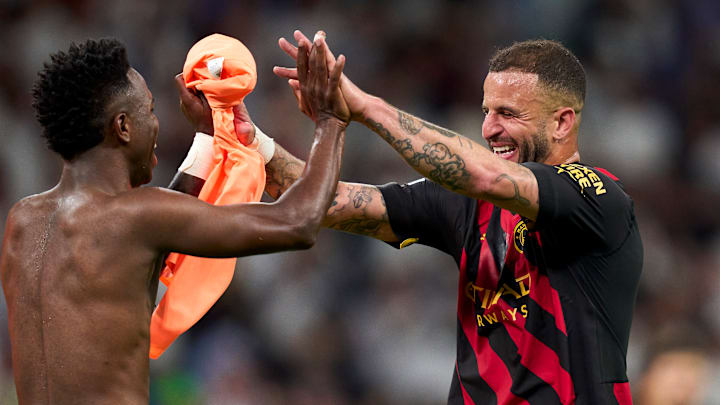 Os dois jogadores protagonizaram um grande duelo individual no jogo de ida da semifinal da Champions League