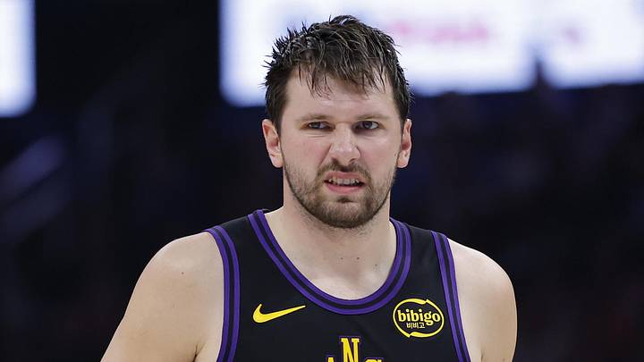 Los Angeles Lakers guard Luka Doncic Los Angeles Lakers guard Luka Doncic