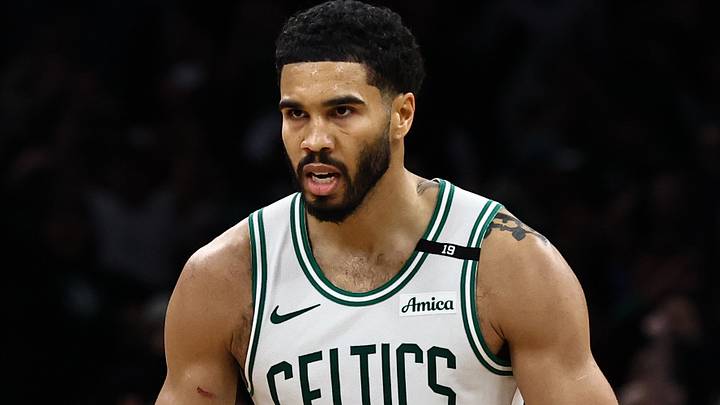 Oct 27, 2026; Boston, Massachusetts, USA; Boston Celtics forward Jayson Tatum (0) celebrates a late basket during the second half of their overtime win over the Brooklyn Nets at TD Garden. Mandatory Credit: Winslow Townson-Imagn Images Oct 27, 2026; Boston, Massachusetts, USA; Boston Celtics forward Jayson Tatum (0) celebrates a late basket during the second half of their overtime win over the Brooklyn Nets at TD Garden. Mandatory Credit: Winslow Townson-Imagn Images