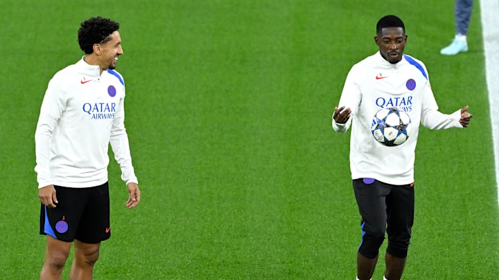 Marquinhos et Ousmane Dembélé - Paris SG